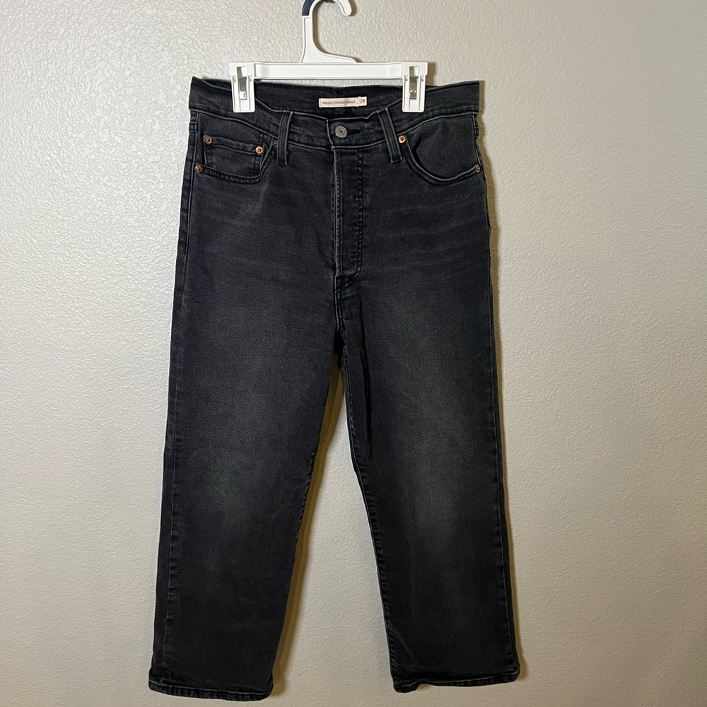 Levi's Women's Black Ankle Jeans